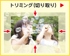 トリミング（切り取り）