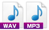 保存ファイル形式　WAV MP3